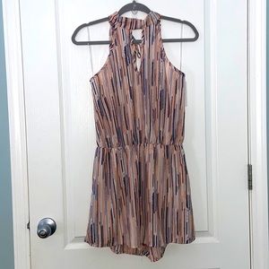 NWT, Pink Lily Blush & Blue Romper